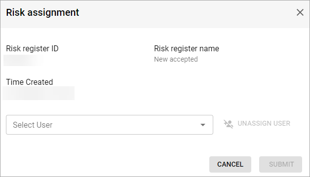Risk assignment
